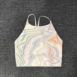 Old navy marble cropped top